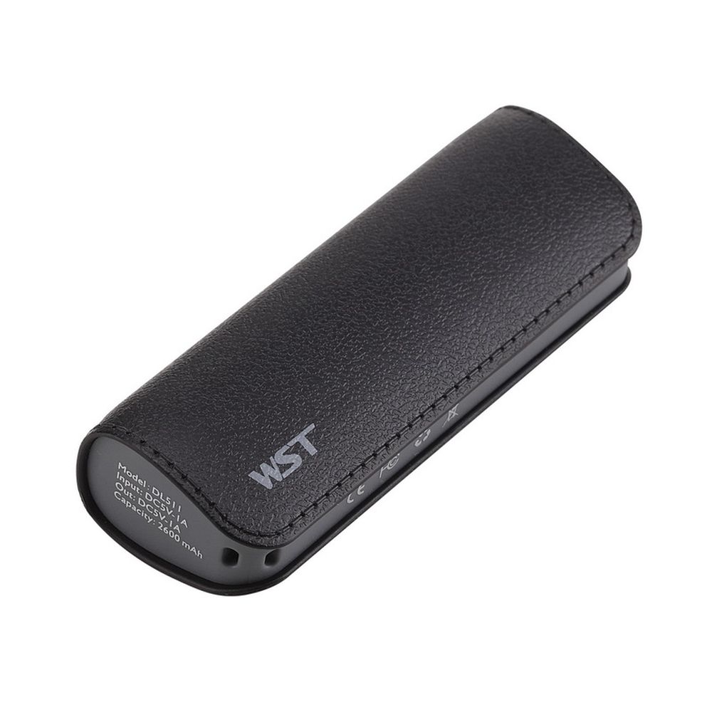 2600 mAh Ultra Compact Portable Charger External BATTERY Power Bank (Black)